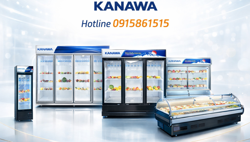 Tủ mát siêu thị Kanawa